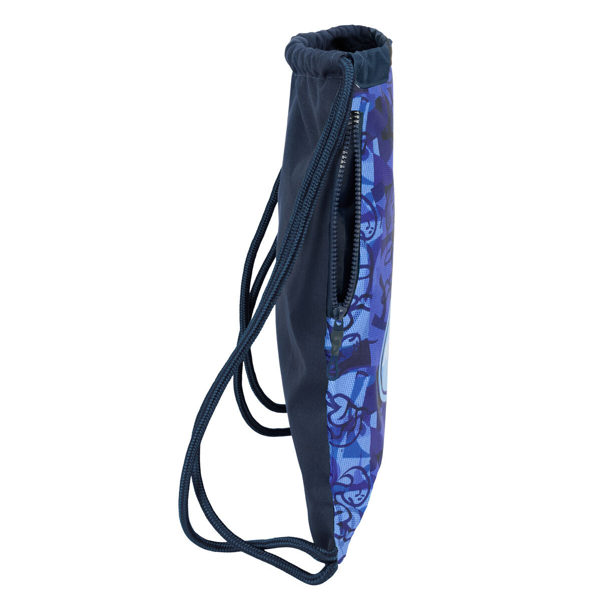 Saco Mochila com Cordas El Niño Roller Azul Preto 35 x 40 x 1 cm