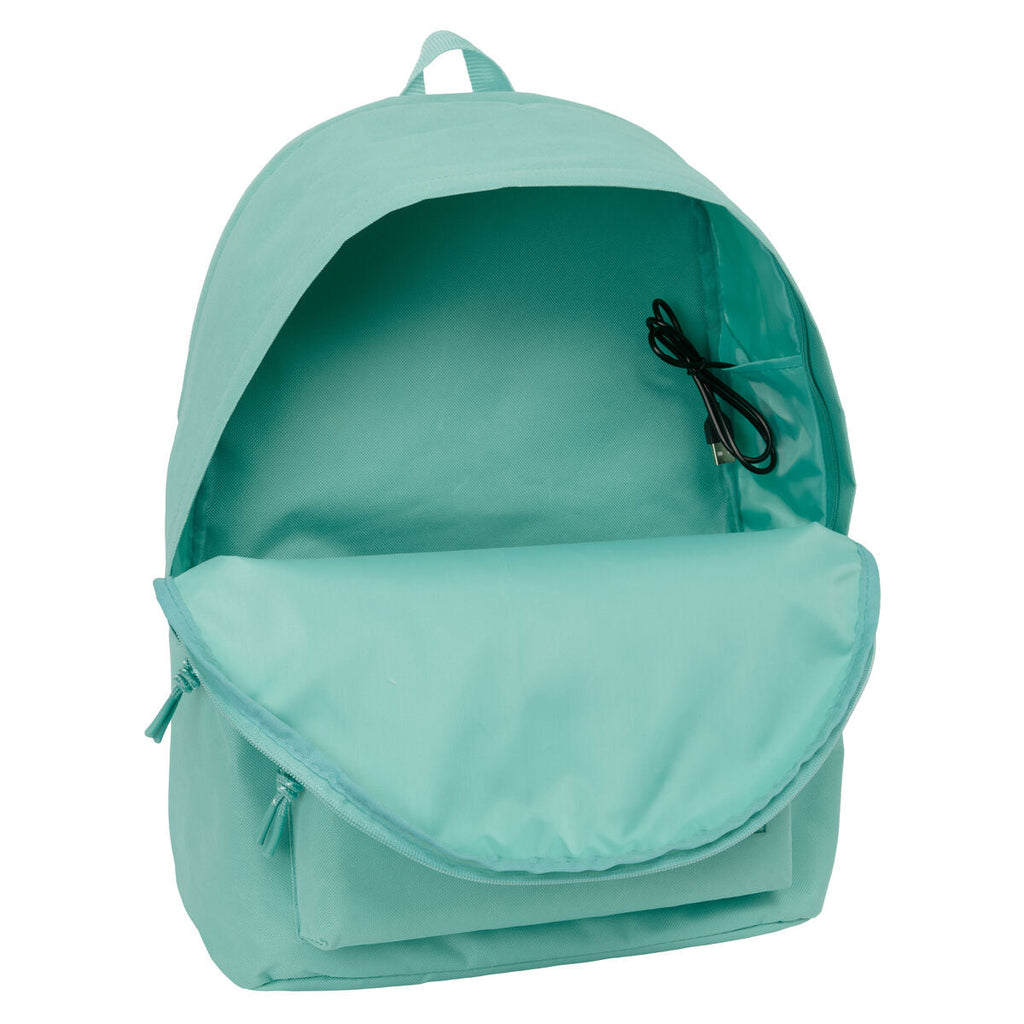 Mochila para portátil verde del FC Barcelona 31 x 44 x 18 cm