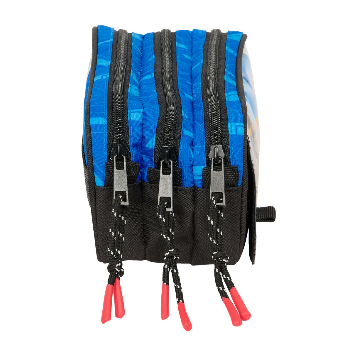 Hot Wheels Let's Race Triple Everything Bags, Blue and Black, 21.5 x 10 x 8 cm