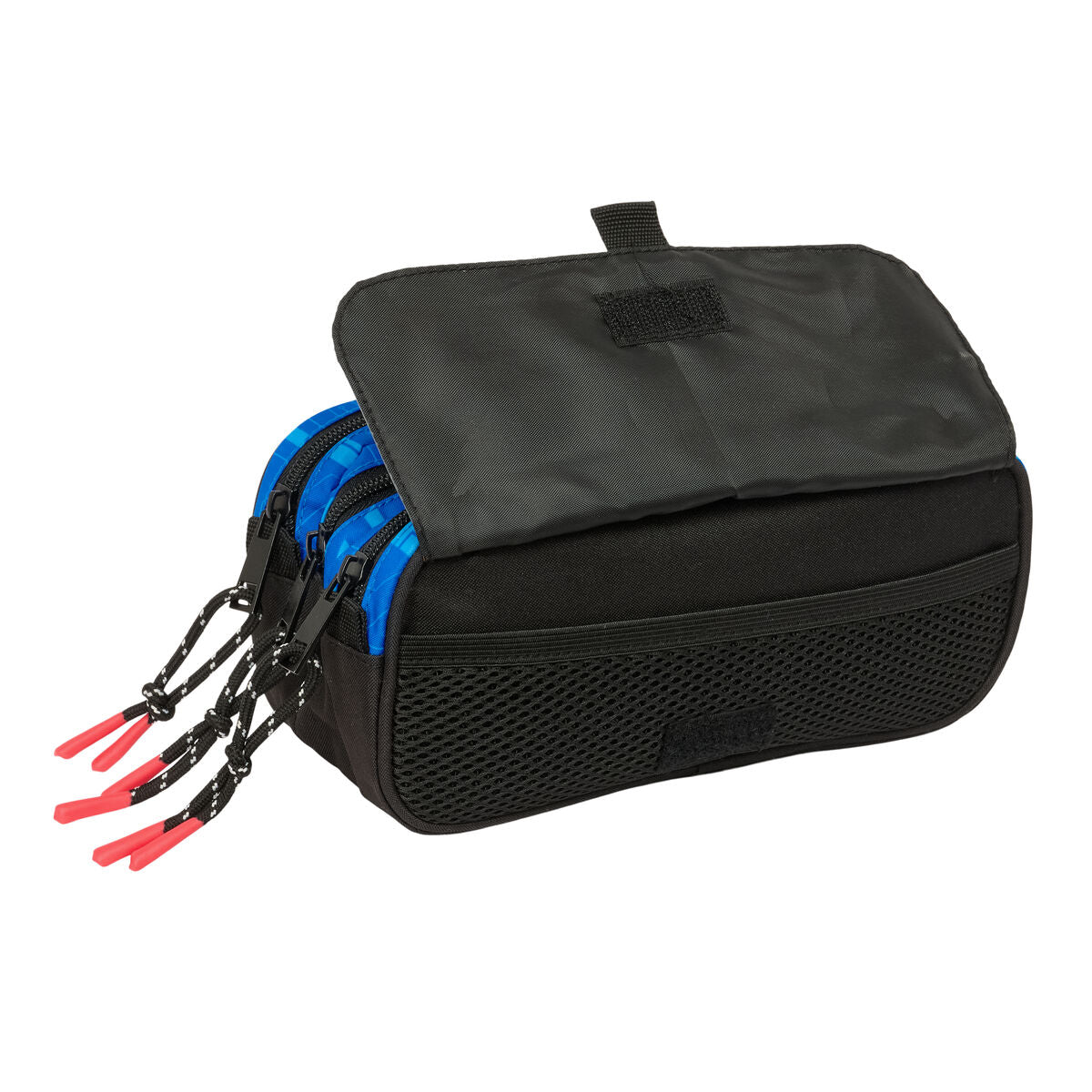 Hot Wheels Let's Race Triple Everything Bags, Blue and Black, 21.5 x 10 x 8 cm