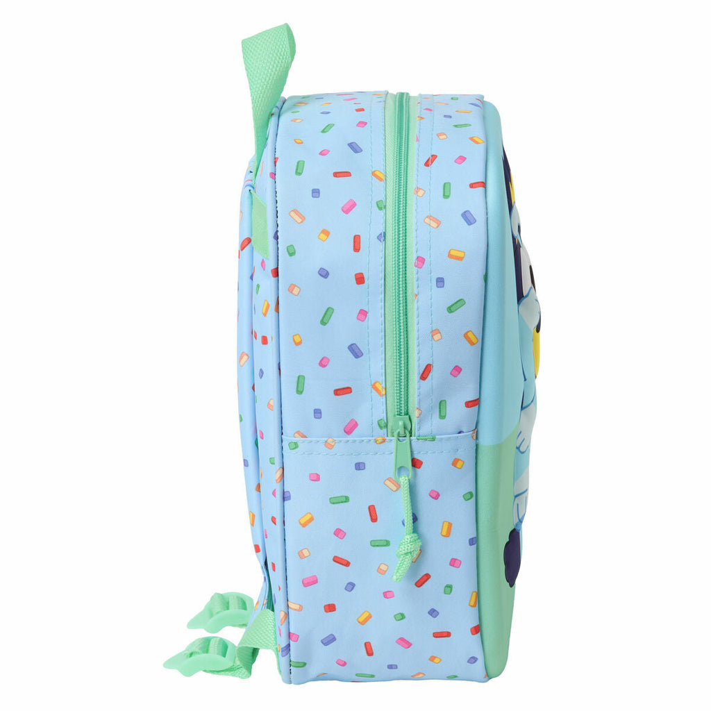 Bluey School Backpack, Blue, 22 x 27 x 10 cm