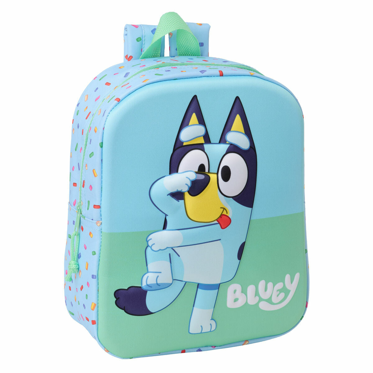 Bluey School Backpack, Blue, 22 x 27 x 10 cm