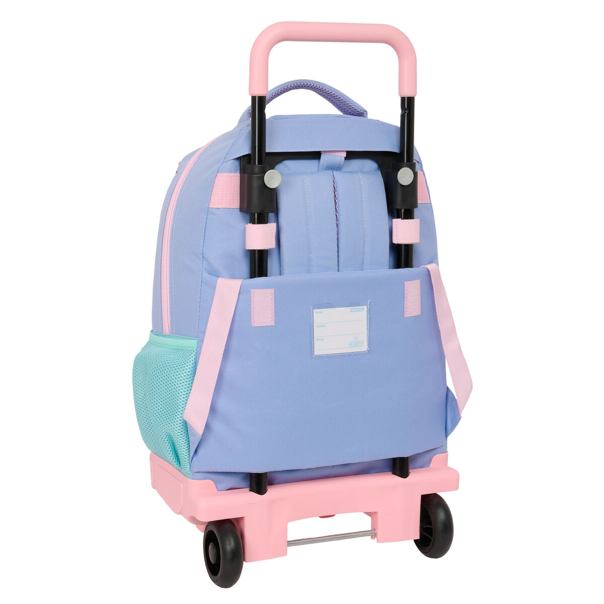 Mochila Escolar com Rodas Munich Mellow Azul Cor de Rosa Azul celeste 33 x 45 x 22 cm