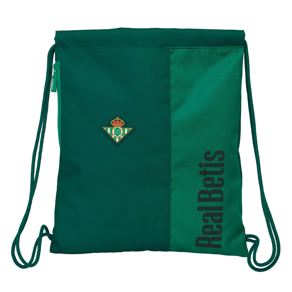 Saco Mochila com Cordas Real Betis Balompié Verde 35 x 40 x 1 cm