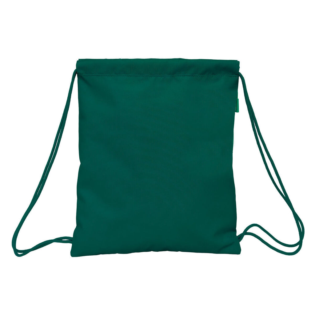 Saco Mochila com Cordas Real Betis Balompié Verde 35 x 40 x 1 cm