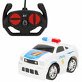 Coche de policía radiocontrolado Colorbaby de 15 cm