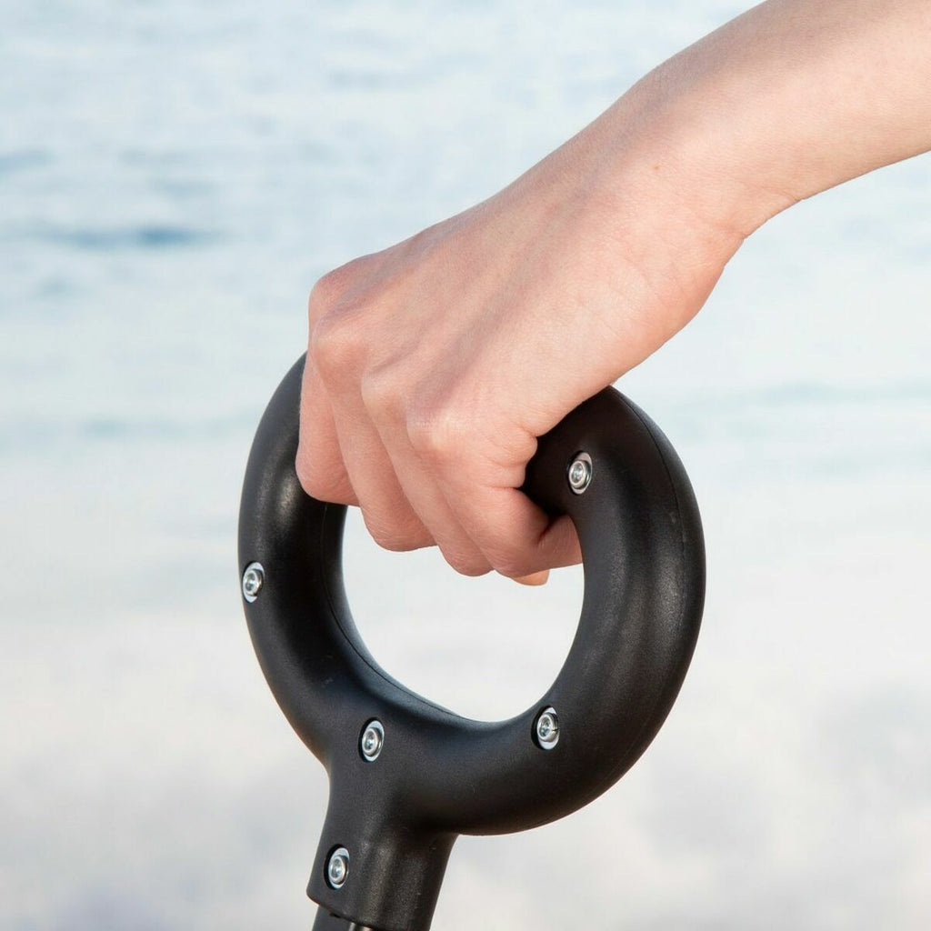 Aktive Multipurpose Cart, Red Polyester Steel, 65 x 94 x 40 cm, Foldable, Beach