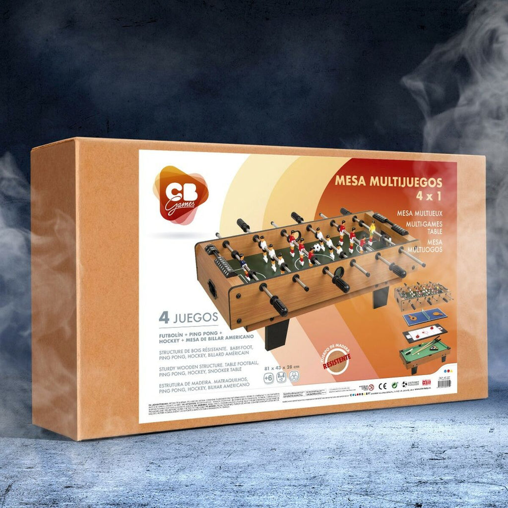 Mesa multijuegos 4 en 1 Colorbaby 81 x 27 x 43 cm