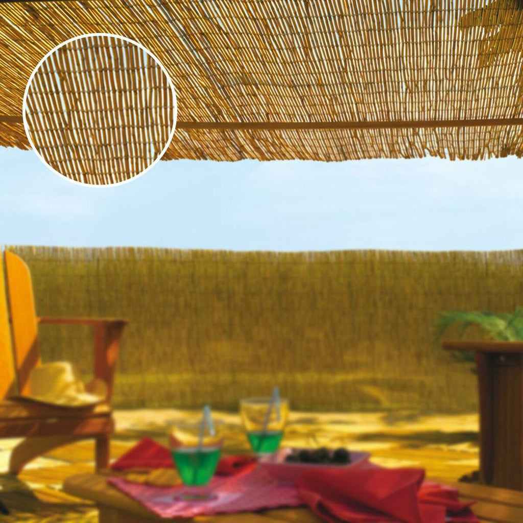 Valla de jardín EDM 75816 Bambú marrón 1 x 5 m