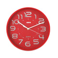 Versa Red Plastic Wall Clock 3.7 x 30 x 30 cm