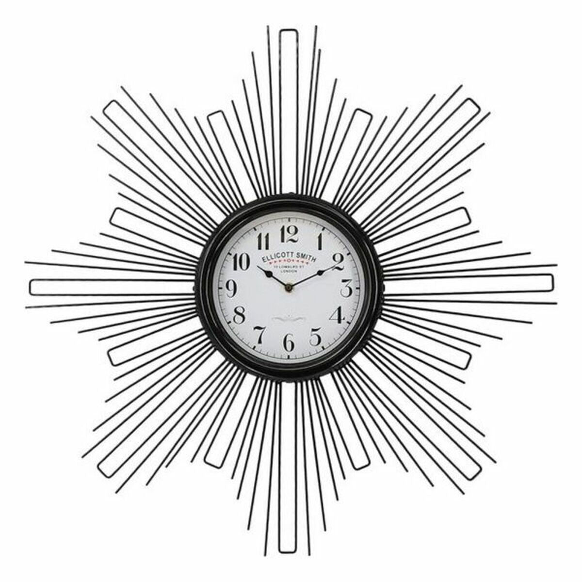 Reloj de pared Versa VS-20460111, metal, madera, MDF, 68 x 6,5 x 68 cm