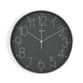 Versa Alumin G Gray Aluminum Wall Clock 4.4 x 25.8 x 25.8 cm