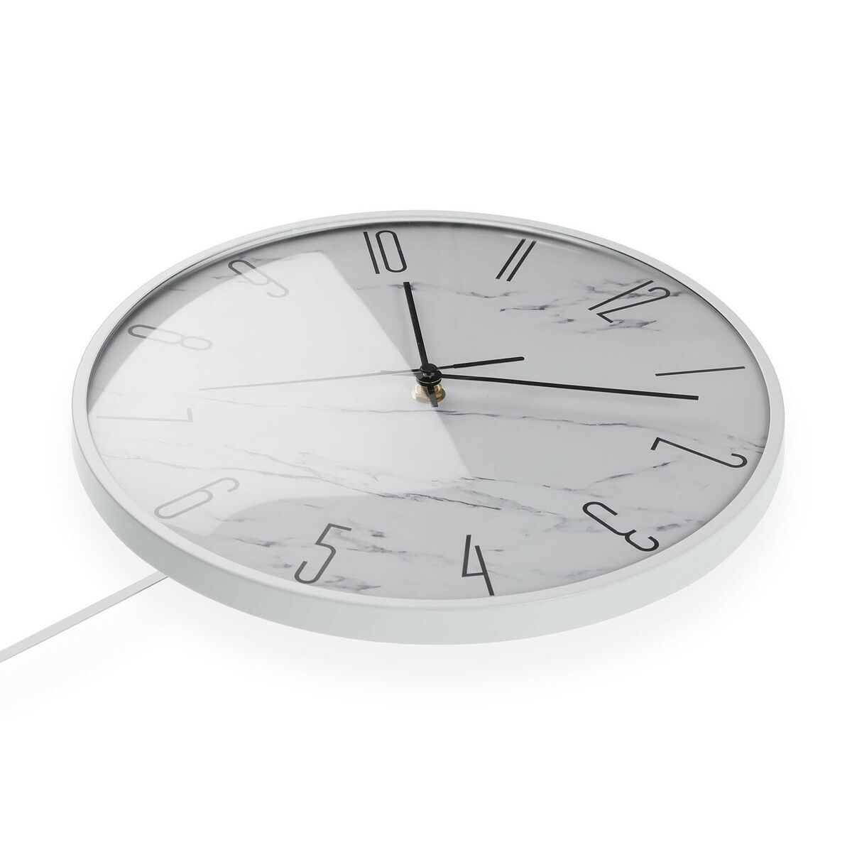 Versa Pendulum Wall Clock, Metal, Crystal, Wood, MDF, 4.5 x 56 x 29 cm