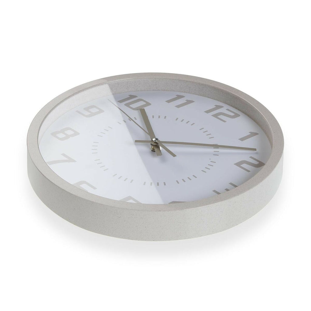Versa Beige Wooden Wall Clock 4.2 x 30 x 30 cm
