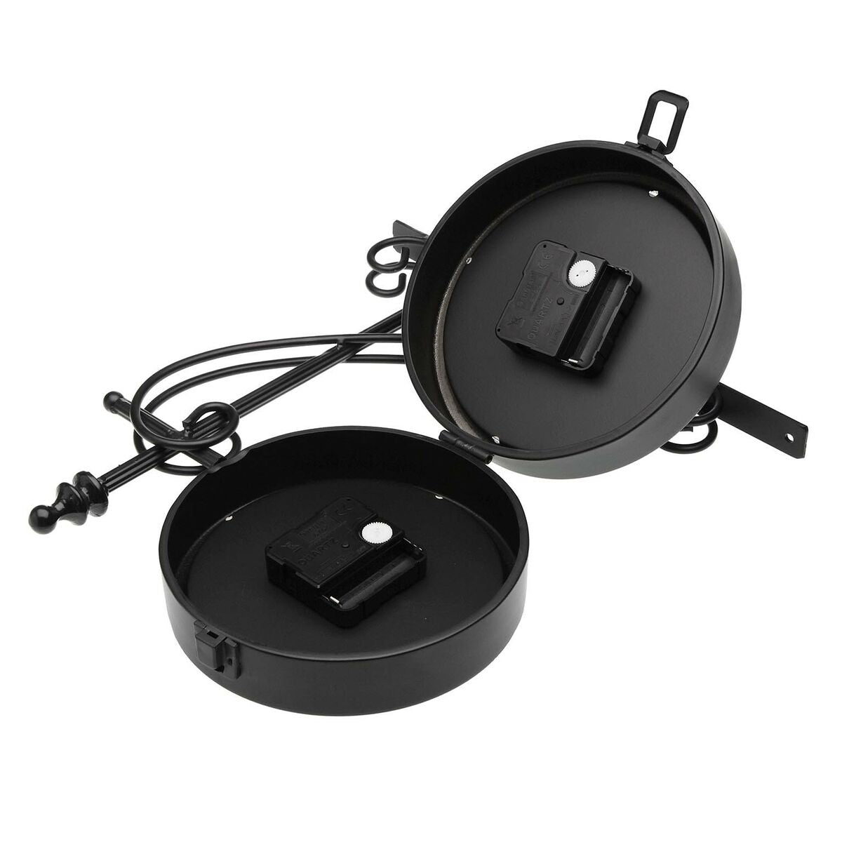 Versa Beaujolais Metal Wall Clock 8 x 27 x 31.5 cm