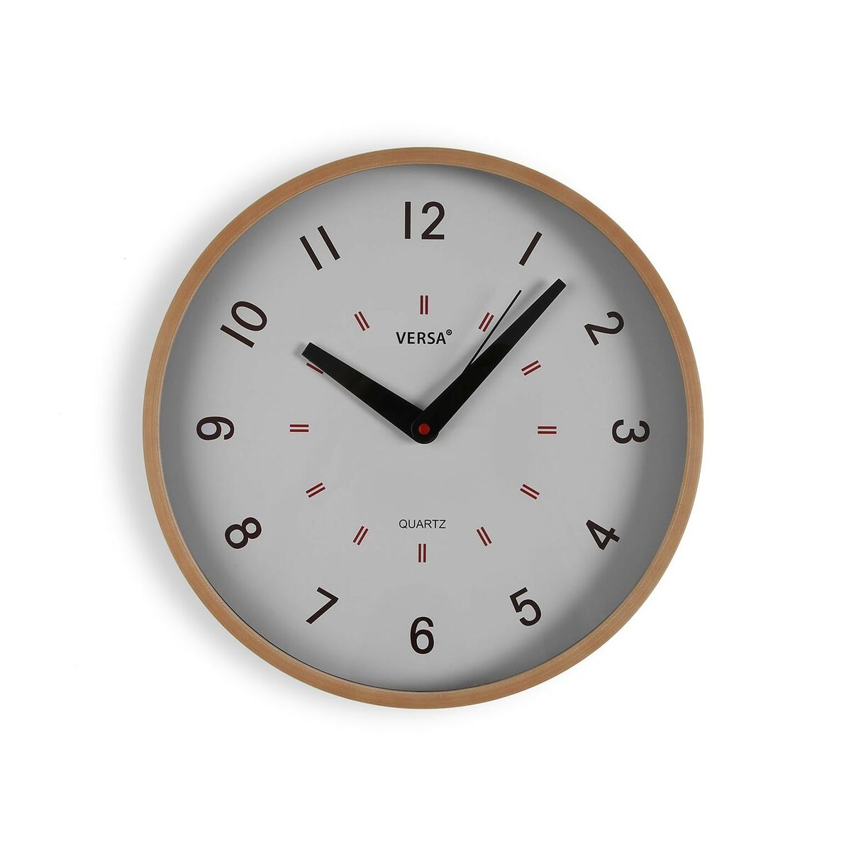 Versa White Plastic Wall Clock 4 x 30 x 30 cm