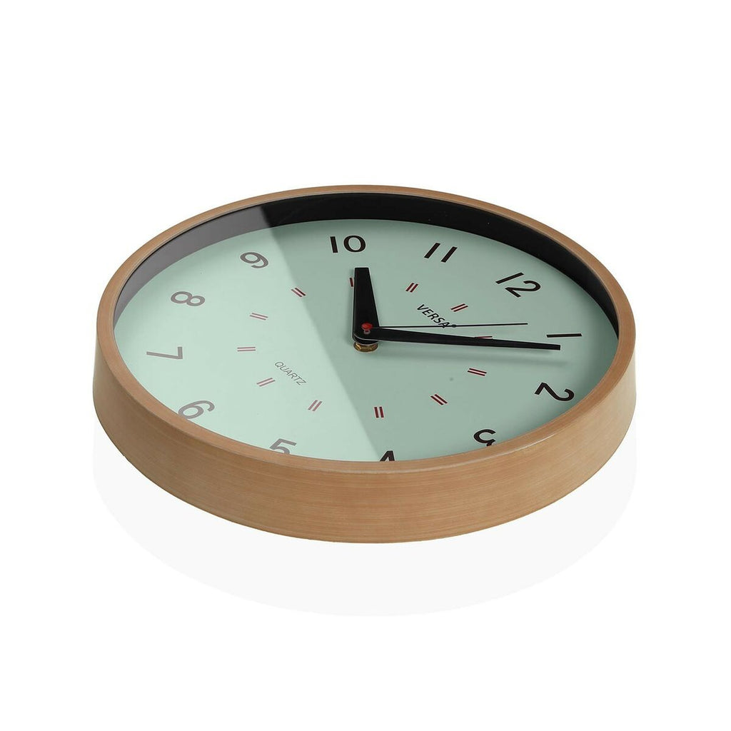 Versa Green Plastic Wall Clock 4 x 30 x 30 cm