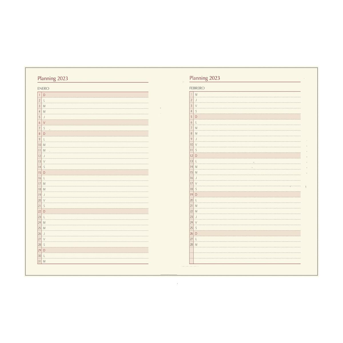 Agenda DOHE SAMBA Turquesa Quarto 15 x 21 cm 2025