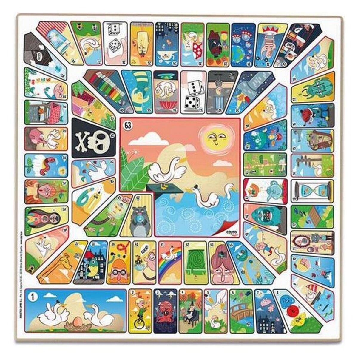 Tabuleiro de Jogo dos Cavalinhos e da Glória Cayro T-131/A