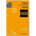 Recarga de páginas de agenda Finocam CLASSIC C297 602 2025 7,3 x 11,4 cm
