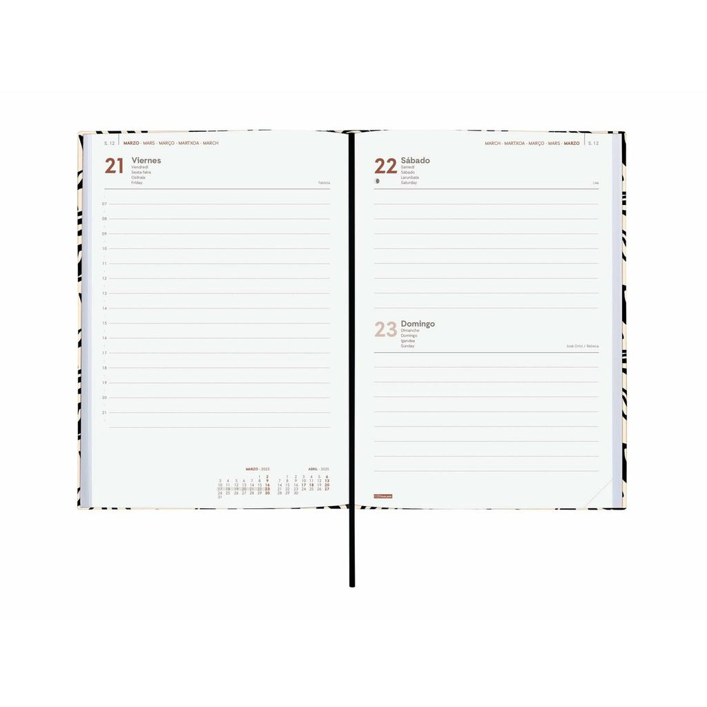 Finocam DYNAMIC BERLIN Y10 A5 Agenda 14 x 20.4 cm 2025