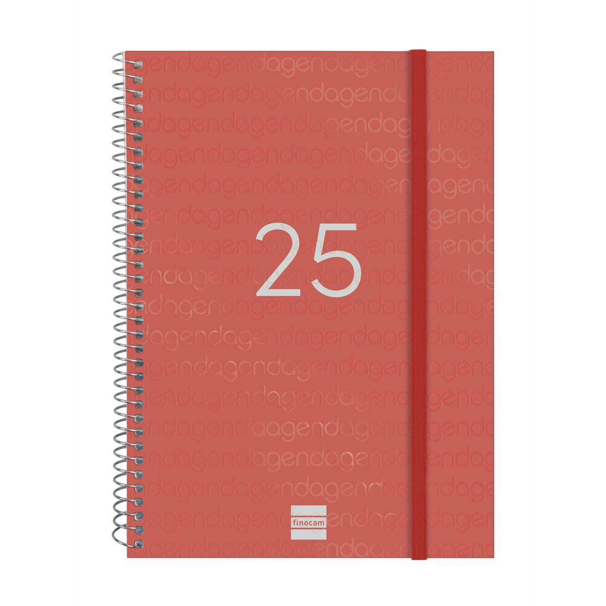 Agenda Finocam YEAR Vermelho A5 15,5 x 21,2 cm 2025