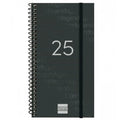 Agenda Finocam YEAR Preto Mini 9,4 x 17,1 cm 2025