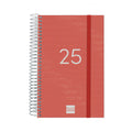 Agenda Finocam YEAR Vermelho 11,7 x 18,1 cm 2025