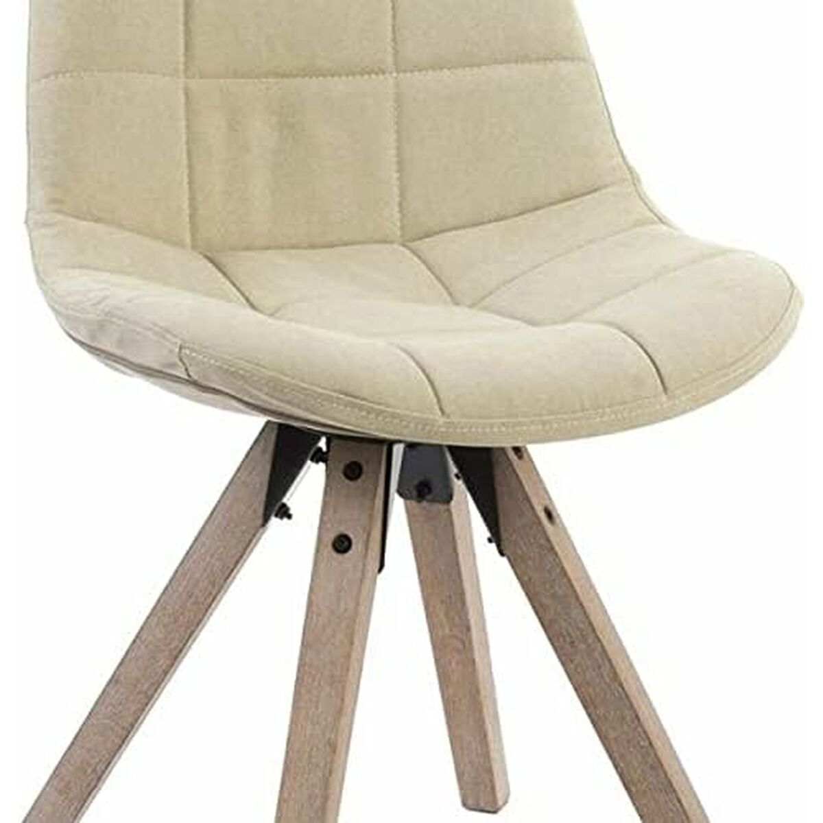DKD Home Decor Beige Multicolor Dining Room Chair 47 x 55 x 85 cm