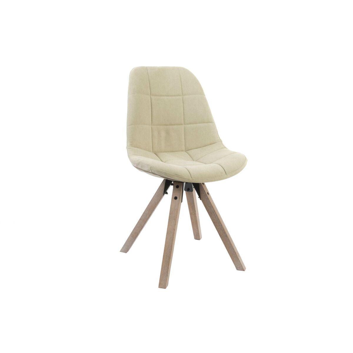 DKD Home Decor Beige Multicolor Dining Room Chair 47 x 55 x 85 cm