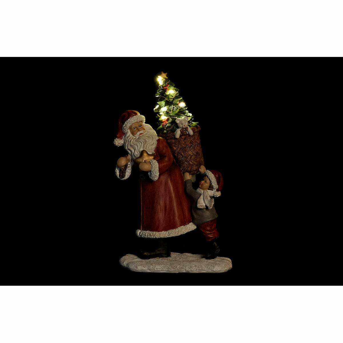 Decorative DKD Home Decor Santa Claus Resin Figure (15 x 11 x 27 cm)