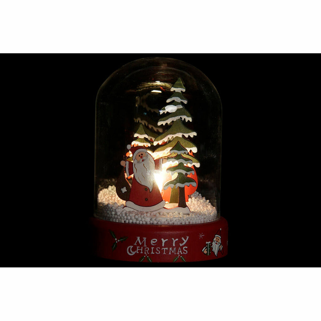 Christmas Ornament DKD Home Decor Resin Crystal Santa Claus (2 pcs) (9 x 9 x 11 cm)