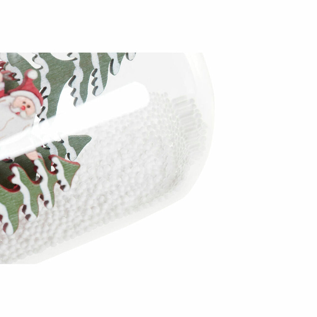 Christmas Ornament DKD Home Decor Resin Crystal Santa Claus (2 pcs) (9 x 9 x 11 cm)