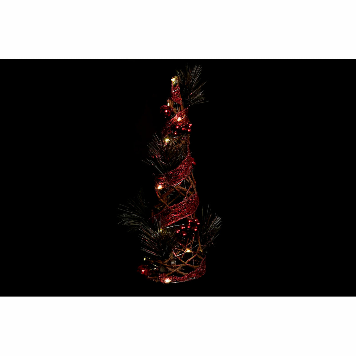 DKD Home Decor Rotim Christmas Tree (2 pcs) (16 x 16 x 41 cm)