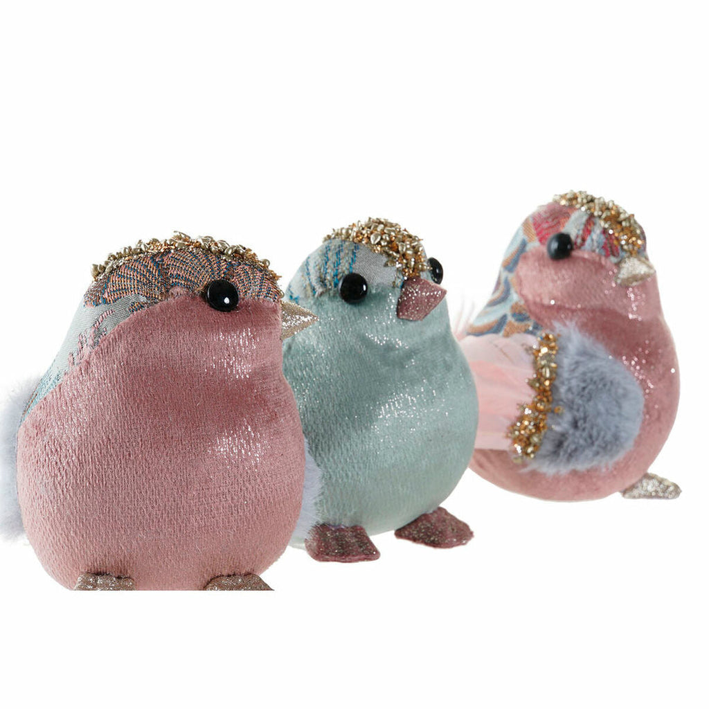 DKD Home Decor Christmas Ornament Polyester Foam (3 pcs) (15 x 10 x 11 cm)