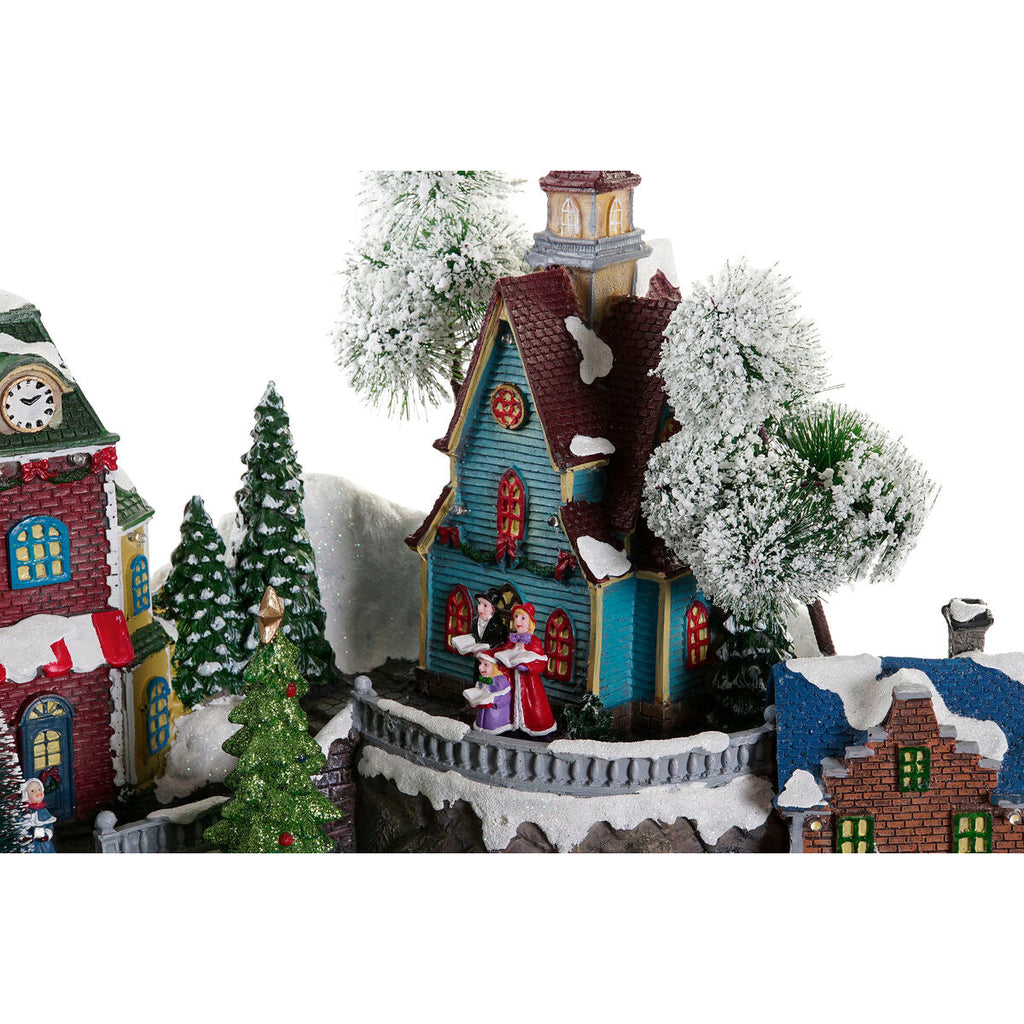 DKD Home Decor City Light LED Resin PVC Christmas Ornament (47 x 36 x 34 cm)