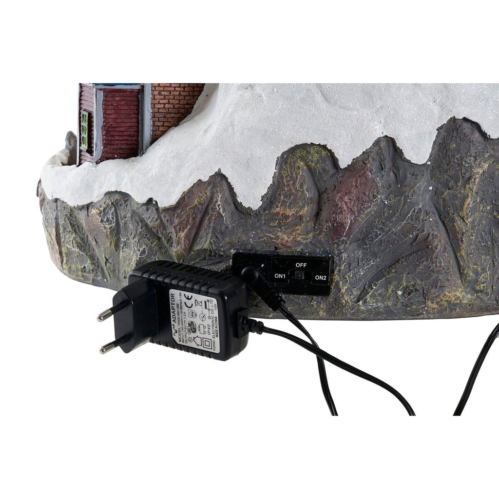 DKD Home Decor City Light LED Resin PVC Christmas Ornament (47 x 36 x 34 cm)