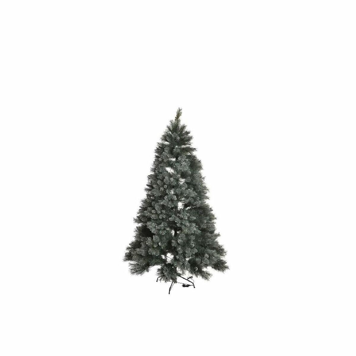 DKD Home Decor Christmas Tree, Green PVC Plastic, Snowy, 84 x 84 x 120 cm