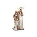 DKD Home Decor Christmas Ornament, White and Gold, Plastic, 48 x 28 x 90 cm