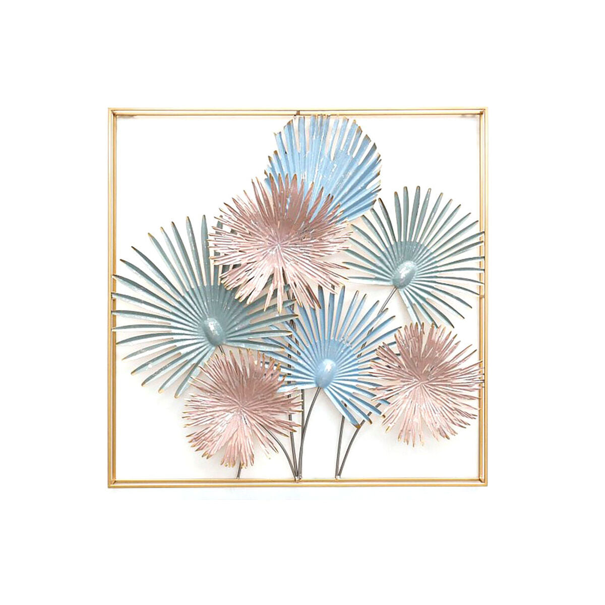 DKD Home Decor Metal Wall Decoration (90 x 7 x 90 cm)