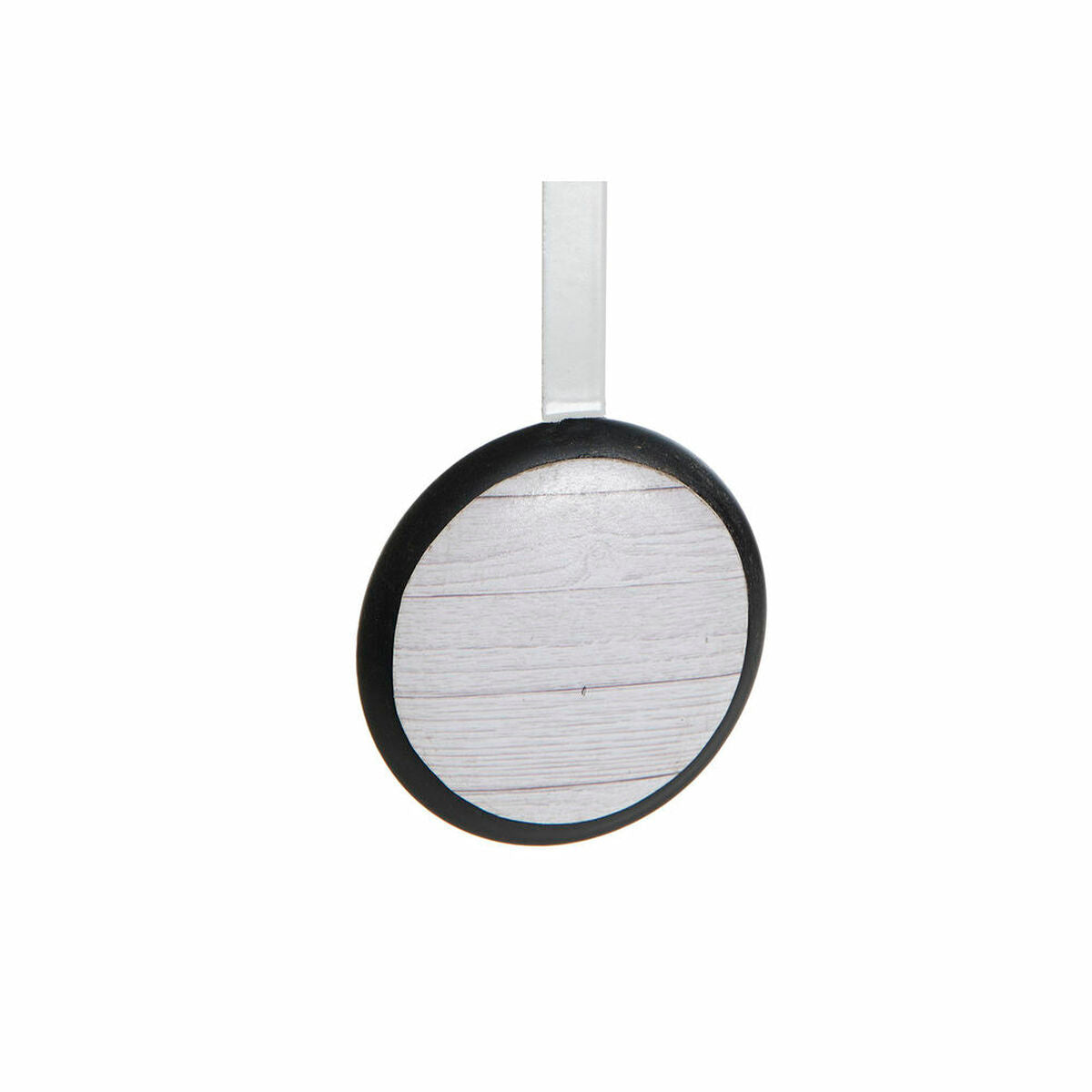 DKD Home Decor Wall Clock 32 x 5 x 56 cm Natural White Plastic Wood MDF (2 Units)