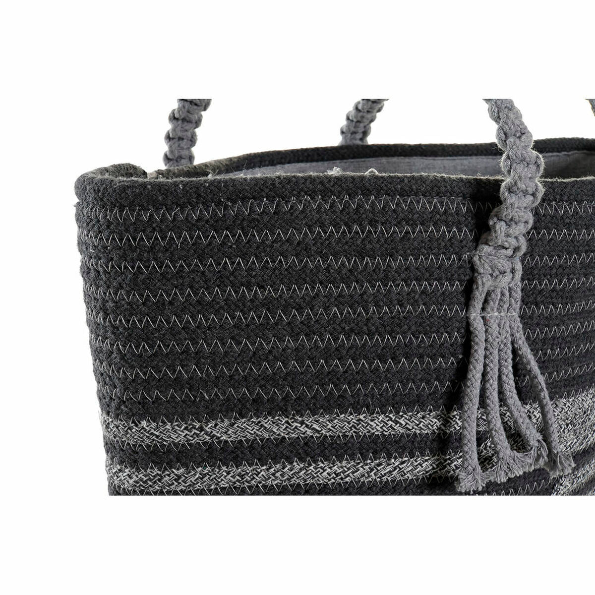 DKD Home Decor Bag 48 x 16 x 36 cm Gray