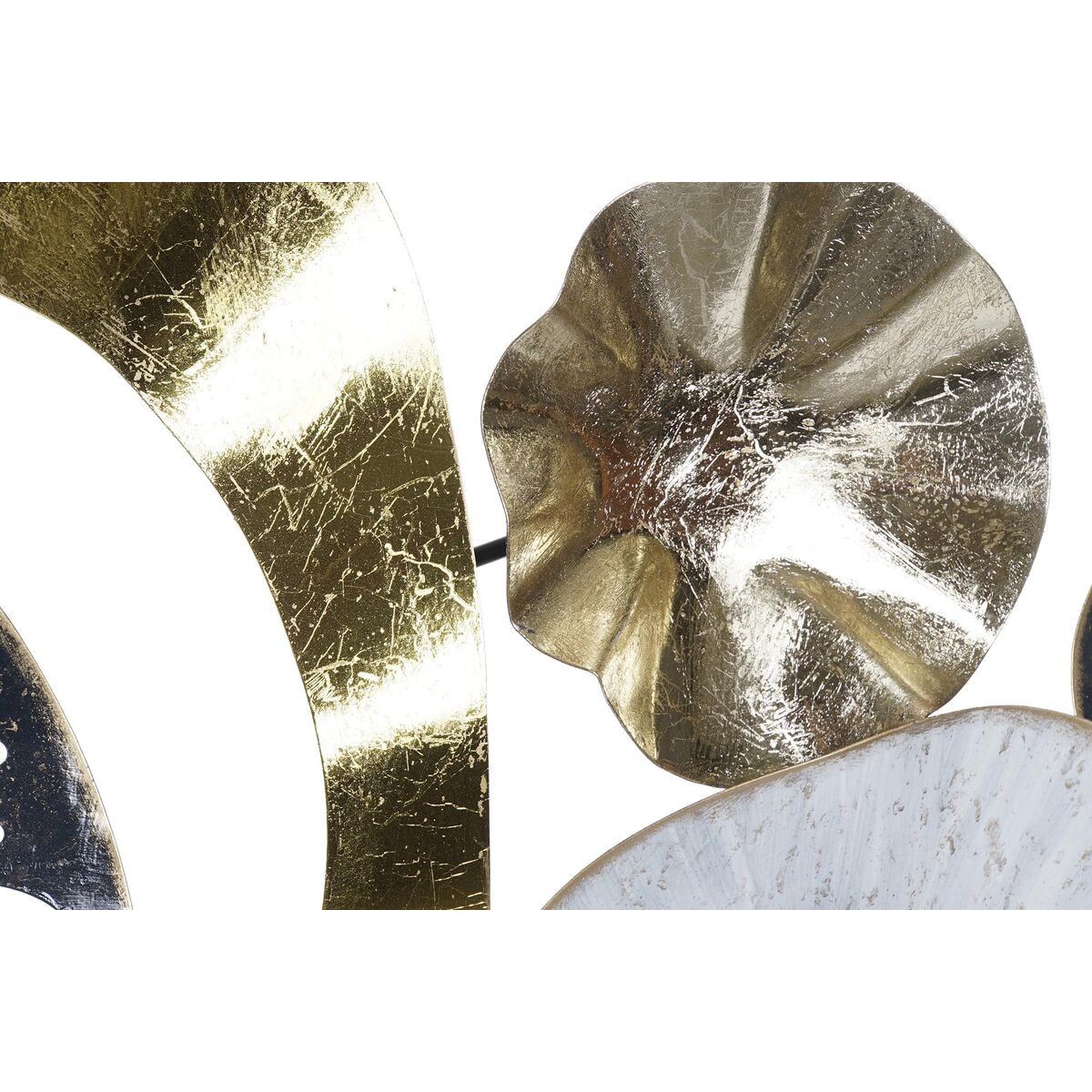 DKD Home Decor Wall Decoration, White, Black, Multicolor, Gold, White/Black Abstract, 30 x 40 cm, 121.3 x 5.7 x 57 cm