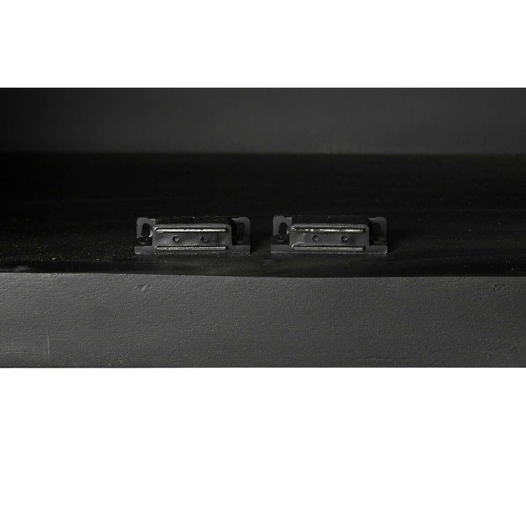 Móvel de TV DKD Home Decor Preto Rotim Madeira de mangueira (145,5 x 40,5 x 60 cm)