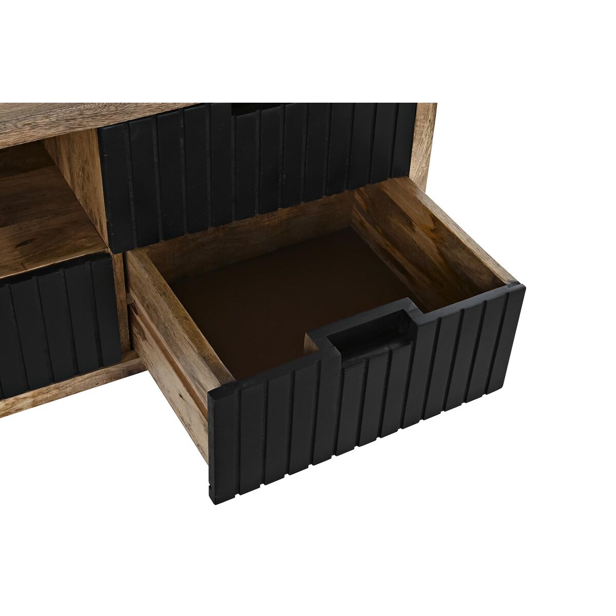 Móvel de TV DKD Home Decor Metal Madeira de mangueira (125 x 40 x 55 cm)