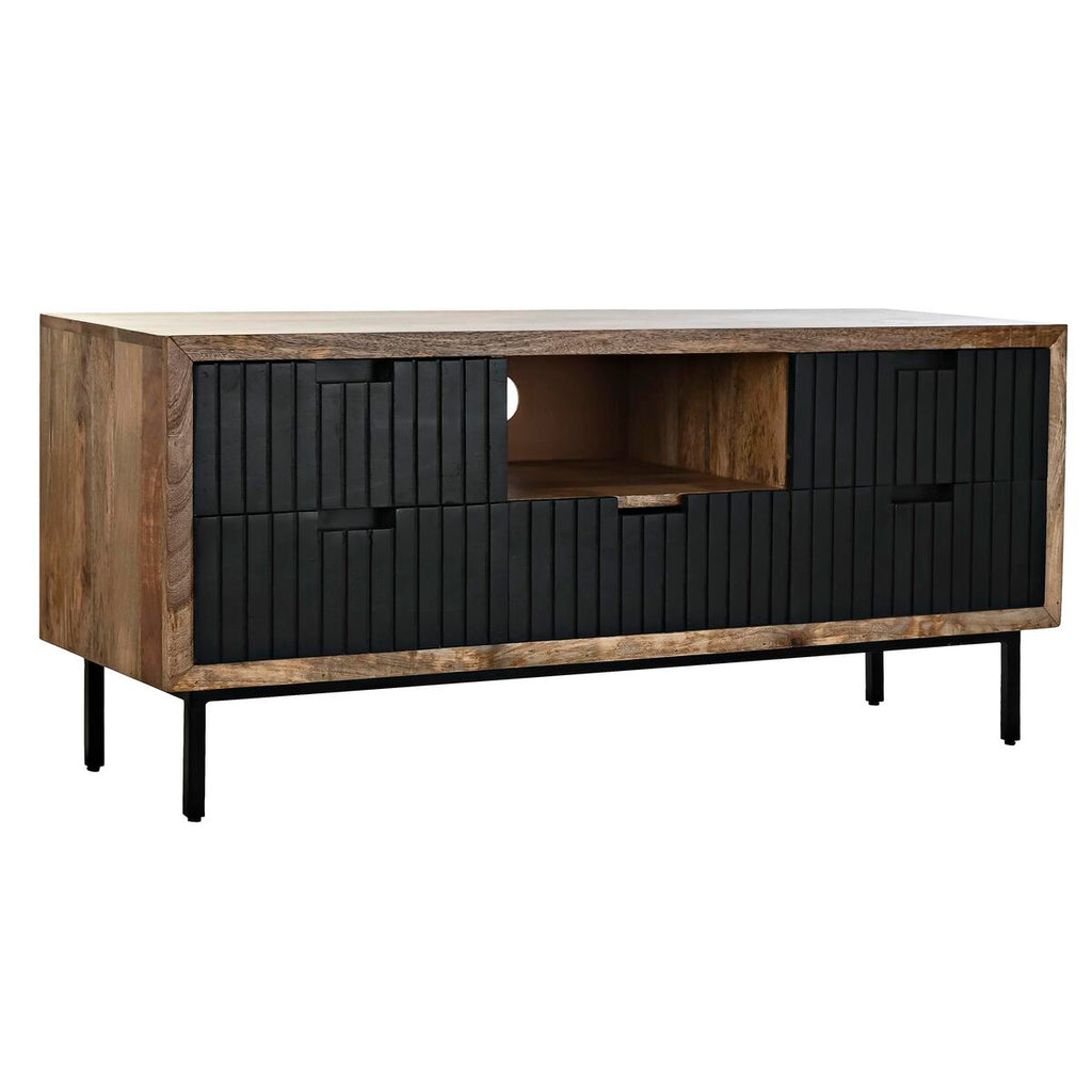 DKD Home Decor Metal Mango Wood TV Unit (125 x 40 x 55 cm)