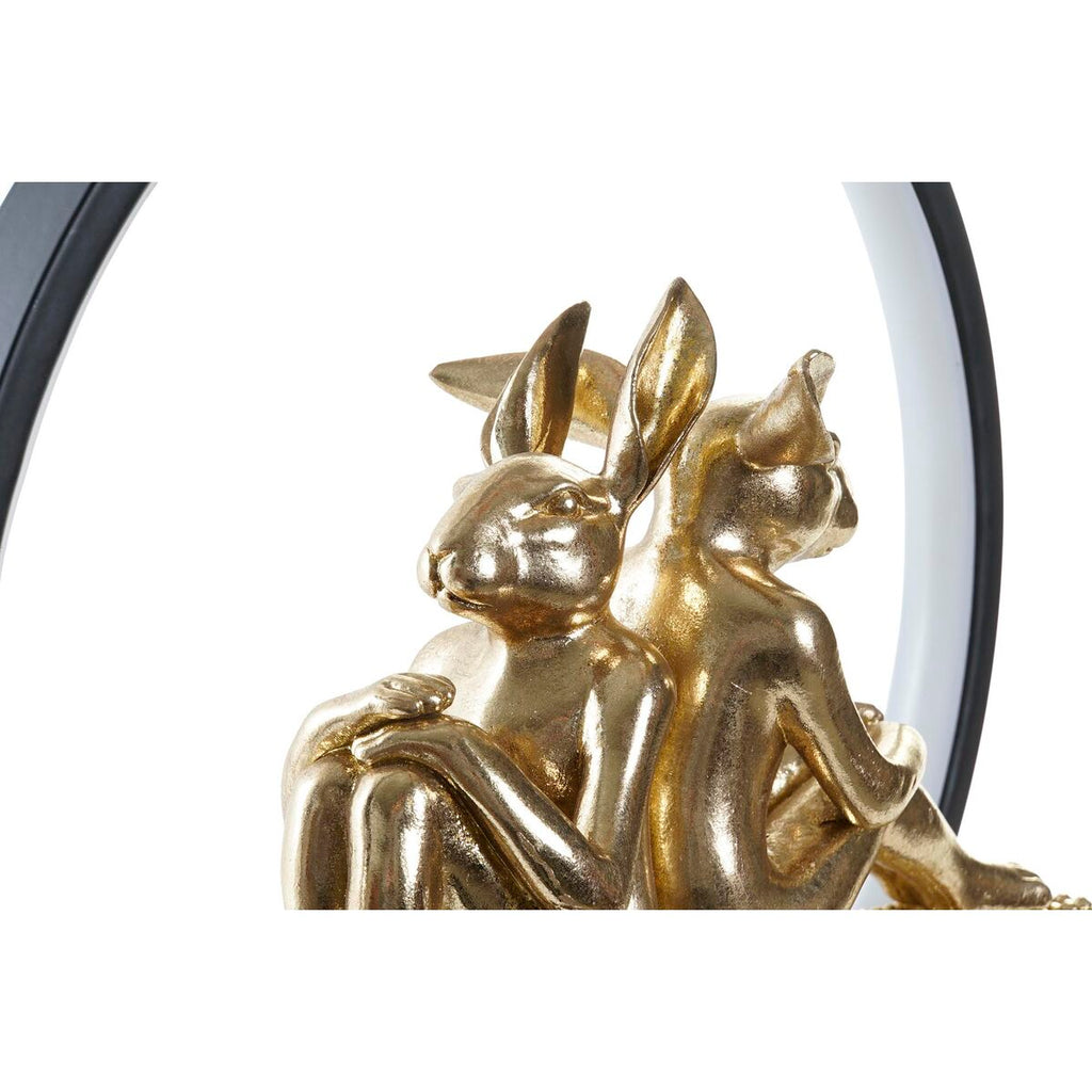 DKD Home Decor Love Rabbit Resin Light Decoration (30 x 11 x 31.5 cm)