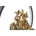 DKD Home Decor Love Rabbit Resin Light Decoration (30 x 11 x 31.5 cm)