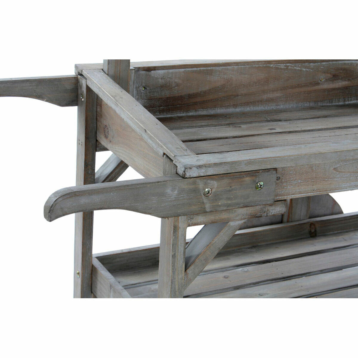 Carro de Jardim DKD Home Decor 87 x 14 x 109 cm 87 x 41 x 109 cm Marrom claro