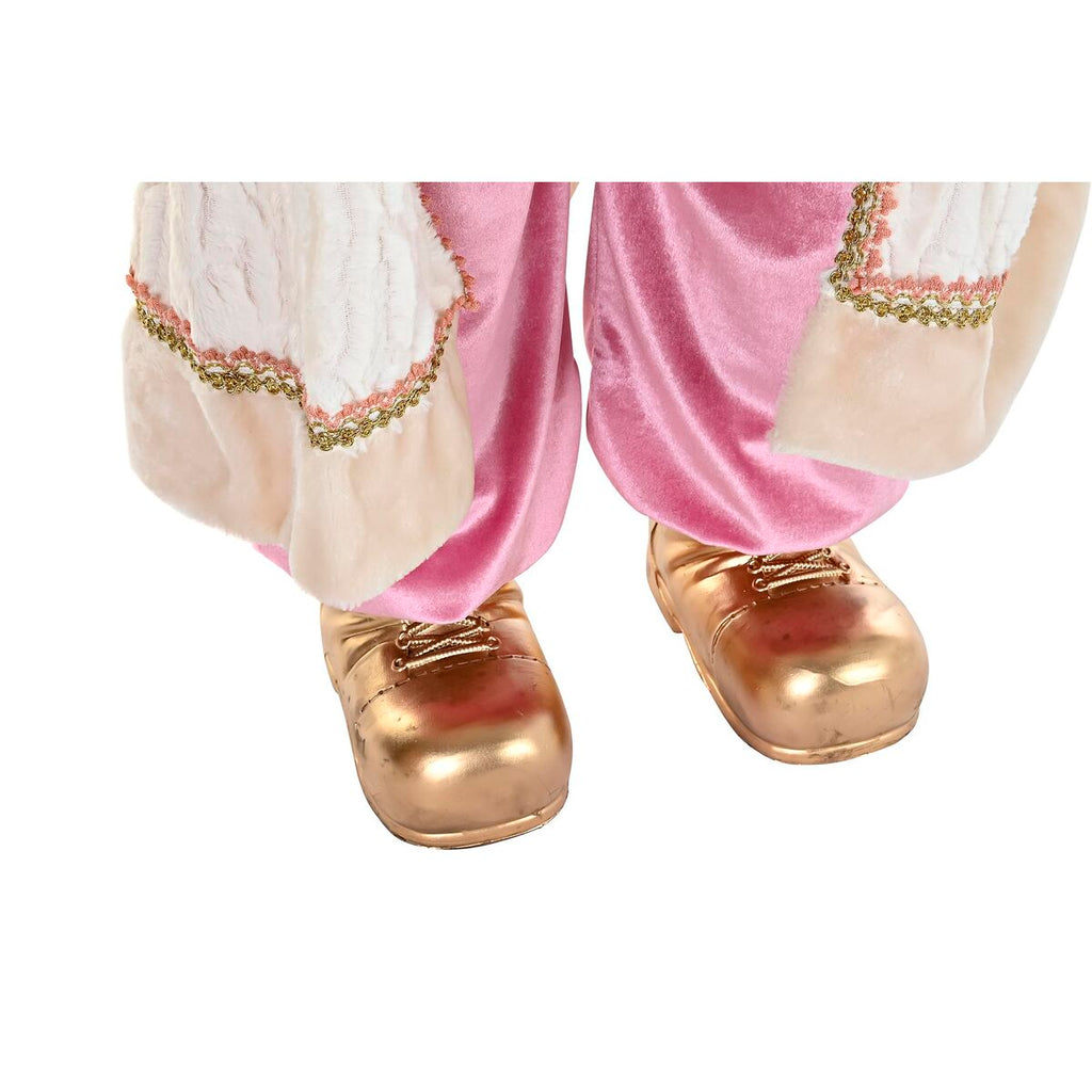 Adorno Natalício DKD Home Decor Cinzento Cor de Rosa PVC Madeira 60 x 50 x 124 cm